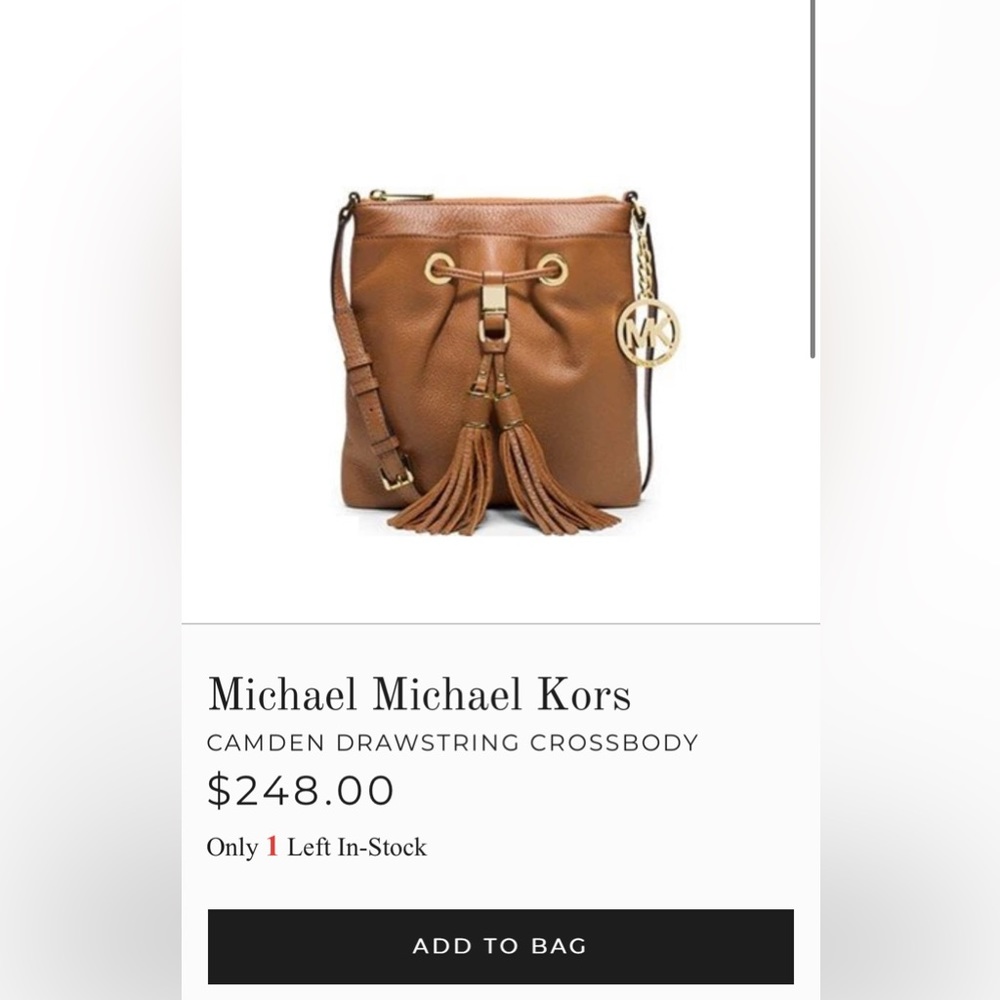 Michael Kohl’s- Camden Drawstring Crossbody